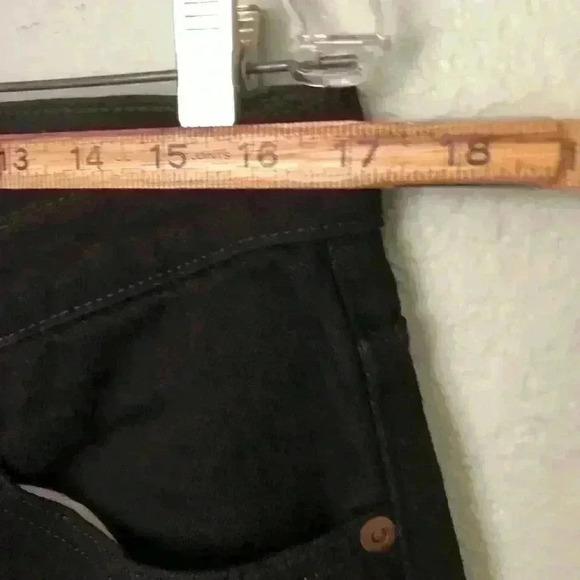 Vtg St John's Bay Black Boot Cut Jeans Women 16 Tall - Picture 4 of 14